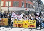 Demonstration in Würzburg. Foto: PAtrick Friedl