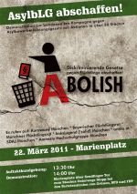 ABOLISH Demo am 22.3. in München