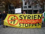Demo gegen Abschiebungen nach Syrien im November 2011 in München